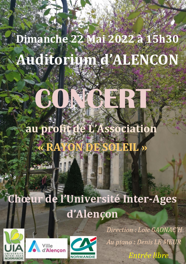 Affiche Concert 22 mai Auditorium