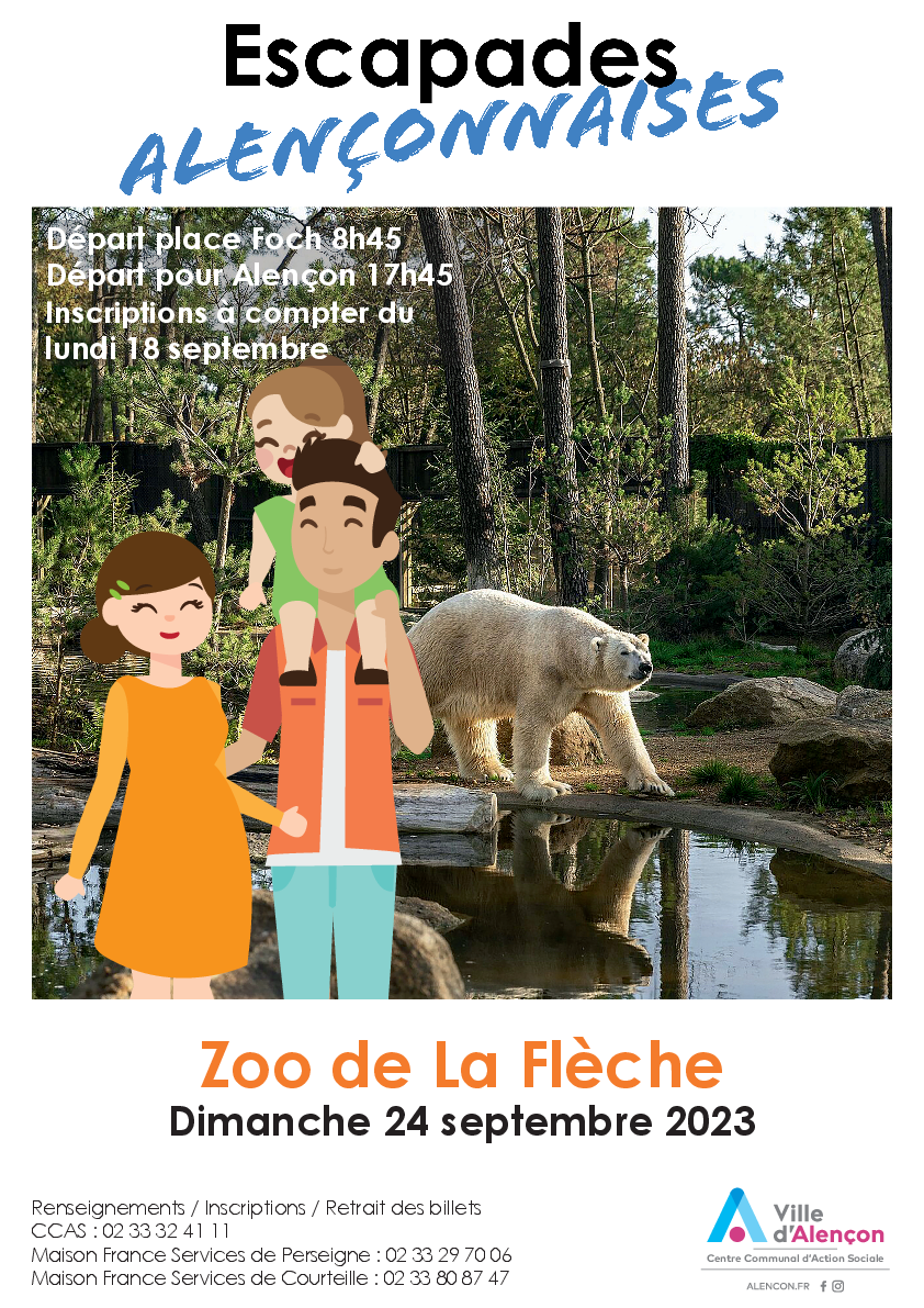 Visuel Escapade au zoo de La Flèche