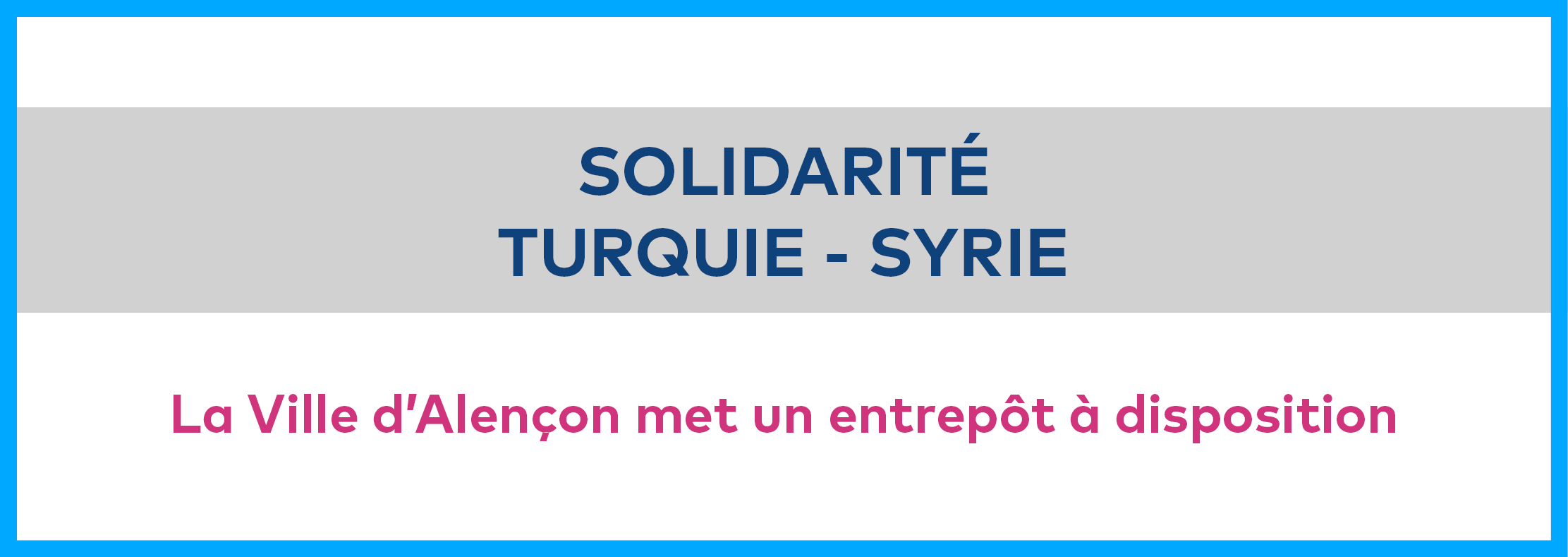 Bandeau illustration Solidarité Turquie - Syrie